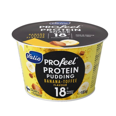 Valio Pasteryzowany pudding proteinowy bez laktozy o smaku banan / tofi 185g