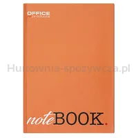 Brulion OFFICE PRODUCTS, A4, w linie, 96 kart., mix kolorów - 7