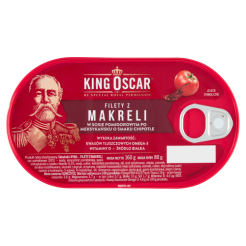 King Oscar Filety Z Makreli W Sosie Pomidorowym Po Meksykańsku O Smaku Chipotle 160
