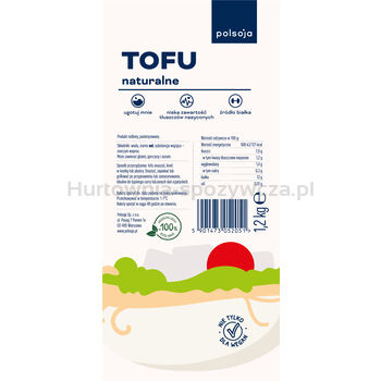 Polsoja Tofu Naturalne 1200 G