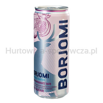 Borjomi Napój Flavoured Cherry-Pomegranate Napój Gazowany O Smaku Wiśni I Granatu 330 Ml