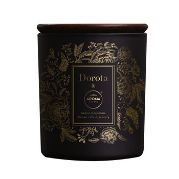 Świeca Aroma Home&Dorota 150G Czarna Róża Z Paczulą