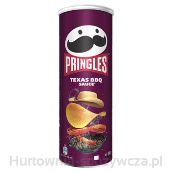 Pringles Texas Barbeque Tuba 165G- Chrupki O Smaku Teksańskiego Sosu Barbecue