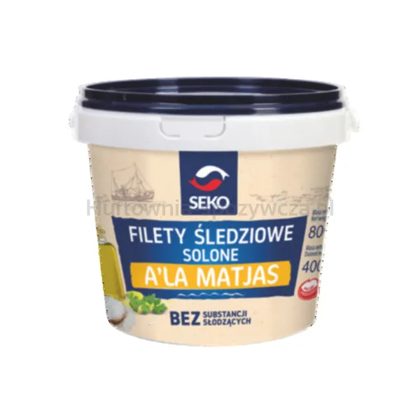 Seko Filety Śledziowe Solone A'La Matjas  400/800G