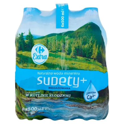 Woda Sudety Niegazowana 6 X 500 Ml