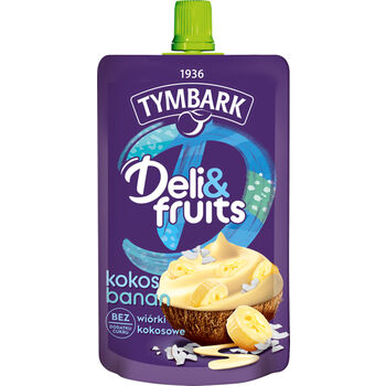 Tymbark Deli&AmpFruit Kokos Banan Wiórki Kokosowe 170 G