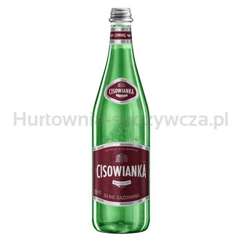 Woda Cisowianka mineralna silnie gazowana, szkło 700ml