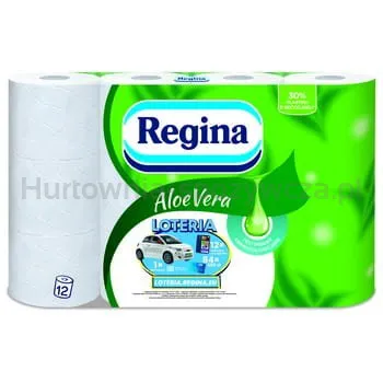 Regina Papier Toaletowy Delicate Aloe Vera 12 Rolek