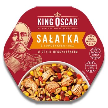 Sałatka z tuńczykiem w stylu meksykańskim 220 g King Oscar