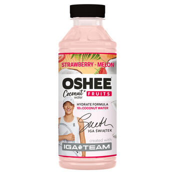 Oshee Vitamin Water Z Wodą Kokosową Truskawka-Melon 555Ml