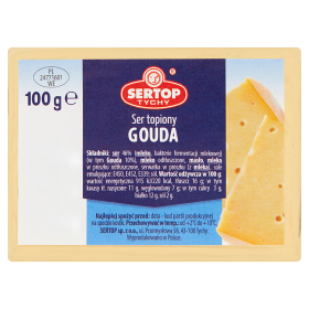 Sertop Ser Topiony Gouda Kostka 100 G