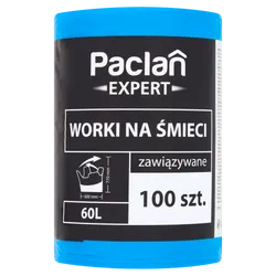 Paclan Expert Worki Na Śmieci Wiązane 60L 100 Szt.