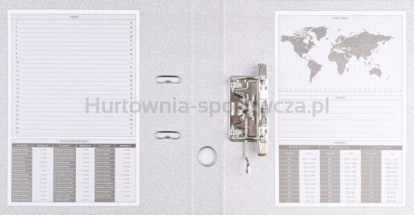 Segregator BASIC-S z szyną, PP, A4/50mm, czarny - 3
