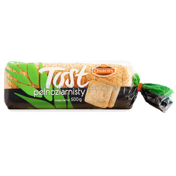 Oskroba Chleb Tostowy Pełnoziarnisty 500G