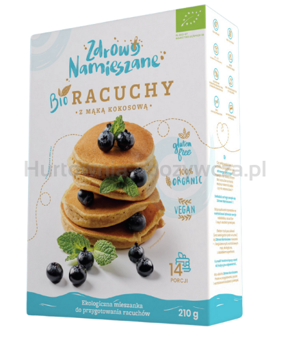 Mieszanka Na Racuchy Z Mąką Kokosową Bezglutenowa Bio 210 G - Zdrowo Namieszane [BIO]