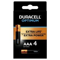 Duracell Bateria Alkaliczna Optimum Aaa 4Szt.