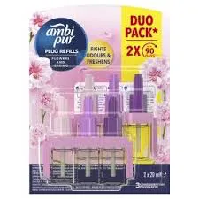 Ambi Pur 3Volution Flowers And Spring Wkład Do Elektrycznego Odświeżacza Powietrza 40Ml