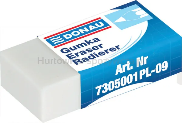 Gumka Uniwersalna Donau, 41X21X11Mm, Biała