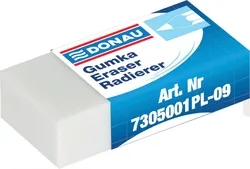 Gumka Uniwersalna Donau, 41X21X11Mm, Biała