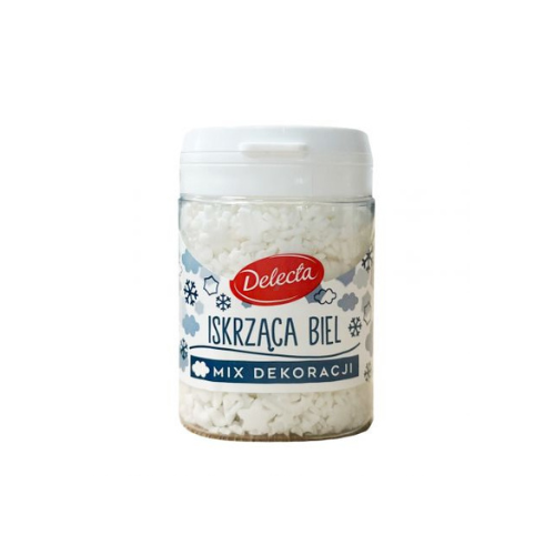 Delecta Dekoracje Iskrząca Biel 55 g