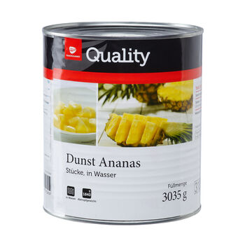 Tgq Ananas W Kawałkach W Wodzie 3035G