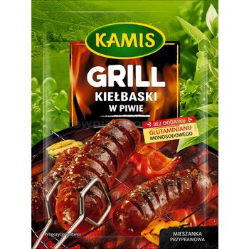 Kamis Grill Kiełbaski w piwie 20g