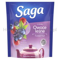 Herbata SAGA, owoce leśne, 20 torebek - 2