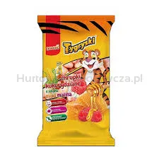Tygryski chrupki kukurydziane o smaku miód malina 70 g