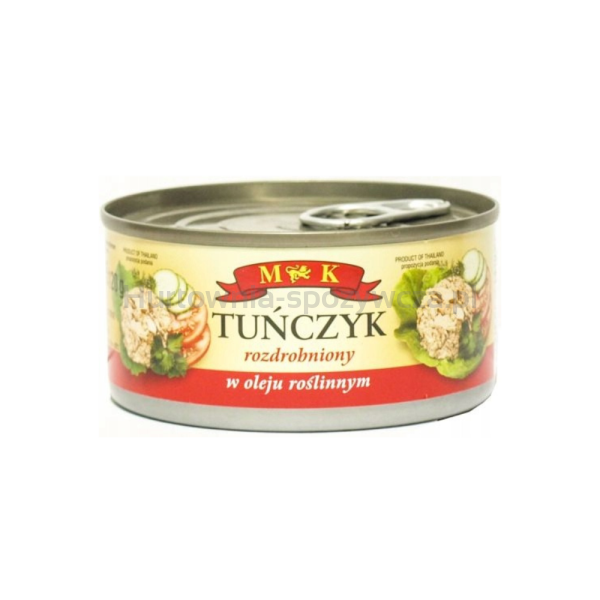 MK Tuńczyk Kawałki w oleju roślinnym 170 g