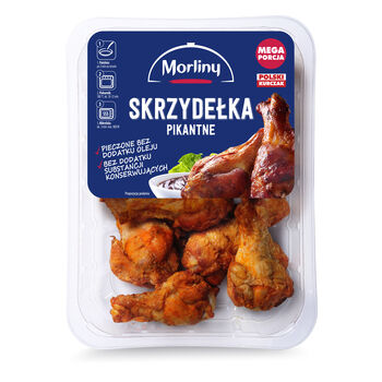 Morliny Skrzydełka Pieczone Pikantne 350 G 