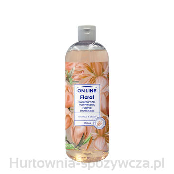 On Line Floral Kwiatowy Żel Pod Prysznic Magnolia&AmpMelon 500Ml