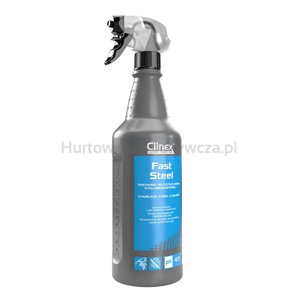 Preparat CLINEX Fast Steel, do czyszczenia stali nierdzewnej, 1l