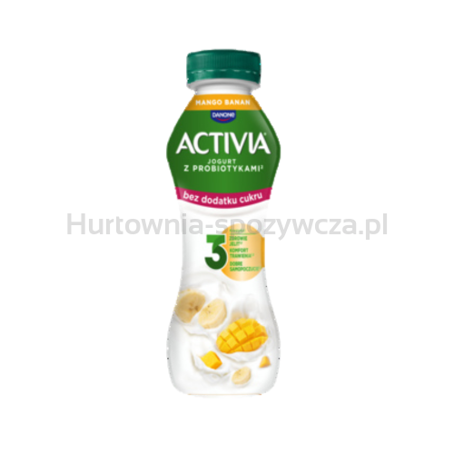 Danone Activia Jogurt o smaku mango-banan z probiotykami 270g