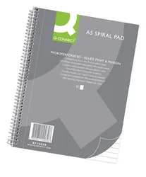 Q-Connect Kołonotatnik  A5, W Linię, 80 Kart., 70Gsm, Perforacja 