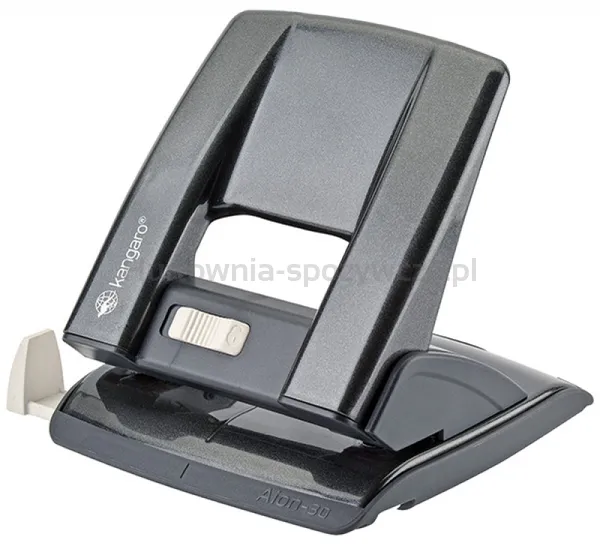 Kangaro DziurkaczAion-30, dziurkuje do 30 kartek, metalowy, metaliczny szary 