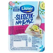 Lisner Śledzik Na Raz Z Ogórkiem I Czosnkiem 100G