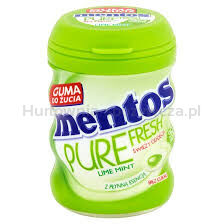 Mentos Pure Fresh Lime Butelka 60G