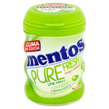 Mentos Pure Fresh Lime Butelka 60G