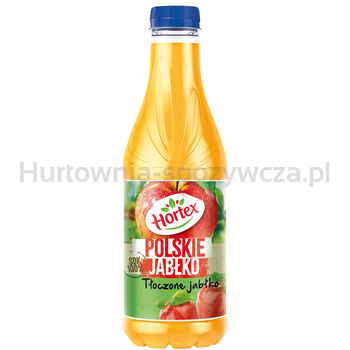 Hortex Polskie Jabłko Tłoczone Jabłko Sok 100% Butelka Pet 1L