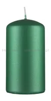 Świeca słupek DONAU HOME Standard Lakier, 60x115mm, zielony metaliczny mat - 2