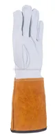 Rękawice spawalnicze DONAU SAFETY DS-KEV WELTIG, kevlar, skóra kozia, rozm. 9/L, biało-złote - 5