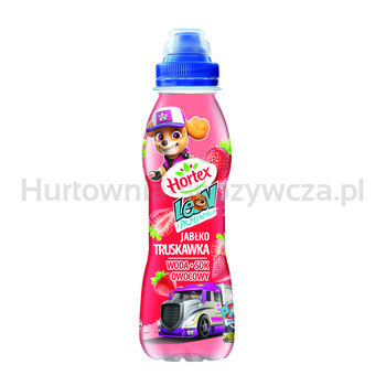 Hortex Leon i Przyjaciele Woda+sok jabłko,truskawka butelka aPet 400ml