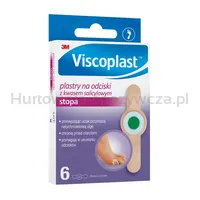 Plastry na odciski VISCOPLAST, z kwasem salicylowym,70x12,5mm, pudełko, 6szt. - 3