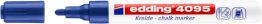 Edding Marker kredowy e-4095 2-3mm, niebieski 