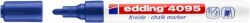 Edding Marker kredowy e-4095 2-3mm, niebieski 