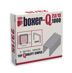 Ico Boxer Zszywki 23/15, Galwanizowane, 1000Szt. 