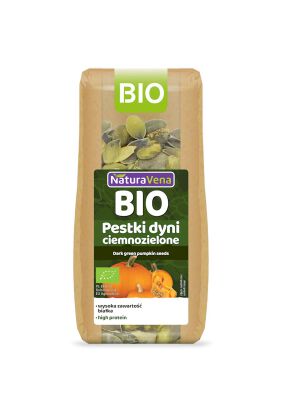 Pestki Dyni Ciemnozielone Bio 150 G - Naturavena [BIO]