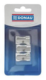Donau Temperówka aluminiowa, pojedyncza, blister - 3szt. 