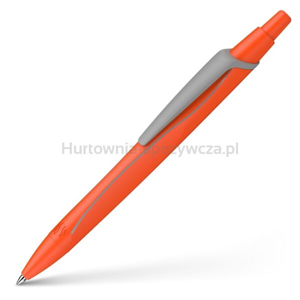 Długopis automatyczny SCHNEIDER Reco, M, pomarańczowy neonowy - 2