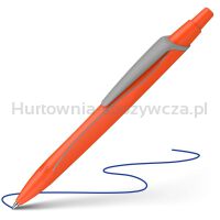 Długopis automatyczny SCHNEIDER Reco, M, pomarańczowy neonowy - 3